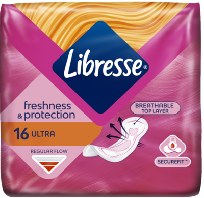Libresse V-Protection Ultra Normal Maandverband