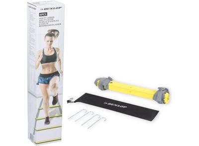 Dunlop Speedladder 4m - Verstelbaar - Verlengbaar - Incl. Haringen en Tas