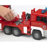 Bruder Man brandweerauto met ladder - thumbnail