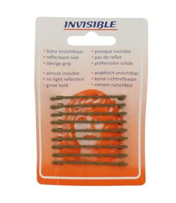 Invisible schuifjes newey kaartje blond kort