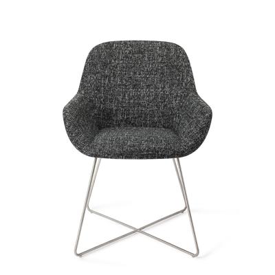 Jesper Home Eetkamerstoel 'Kushi' Cross Steel, kleur Skyfall
