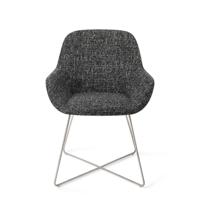 Jesper Home Eetkamerstoel 'Kushi' Cross Steel, kleur Skyfall - thumbnail