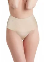 Corrigerende string - Sleek Smooth Thong - Shapewear string - Zwart - Huidskleur - thumbnail