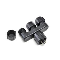 KonstSmide Splitter 12 volt (1=3) zwart - 7449-000 - thumbnail