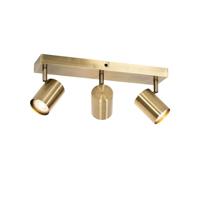 QAZQA Moderne plafondlamp brons 3-lichts verstelbaar rechthoekig - - thumbnail