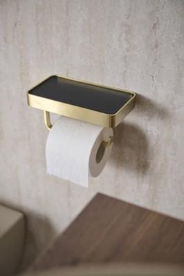 Ben Mykanto toiletrolhouder 18,8x10x9cm geborsteld messing
