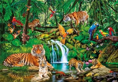 Clementoni legpuzzel super color the jungle retreat, 300st. Clementoni legpuzzel super color the jungle retreat, 300st.