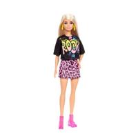 Barbie Fashion en Beauty Barbie Fashionista Doll Rock shirtje & rokje - thumbnail