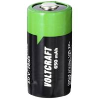 VOLTCRAFT Speciale oplaadbare batterij CR123 Button-top Lithium 3 V 650 mAh 1 stuk(s) - thumbnail