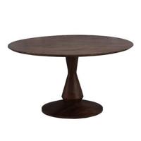 Old Inn - Eetkamertafel Mango Rond Walnoot 150cm - thumbnail