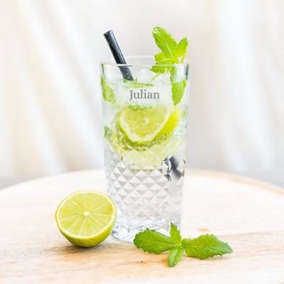 Cocktailglas graveren - Mojito - 2 stuks