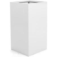 Argento plantenbak High Cube XL glanzend wit - thumbnail