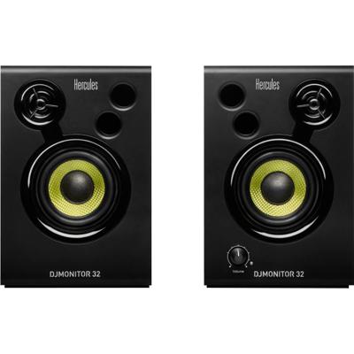 Hercules DJMonitor 32 Actieve studio monitor 7.6 cm 3 inch 30 W 1 paar Hercules DJMonitor 32 Actieve studio monitor 7.6 cm 3 inch 30 W 1 paar
