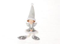 Beeld Engel met bungelbeentjes H23cm - thumbnail