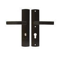 AXA Veiligheidsbeslag Curve Plus kruk Blok PC72 anti-kerntrek zwart - thumbnail