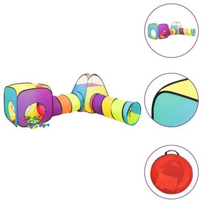 VidaXL Kinderspeeltent 190x264x90 cm meerkleurig VidaXL Kinderspeeltent 190x264x90 cm meerkleurig