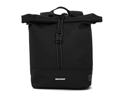 double rolltop bag 38L recycled zwart
