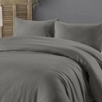 Zensation 3D Embossed - Antraciet 1-persoons (140 x 200/220 cm + 1 kussensloop) Dekbedovertrek - thumbnail