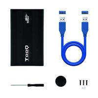 Externe Doos TooQ TQE-2524B 2.5" HD SATA III USB 3.0 Zwart 2,5" - thumbnail