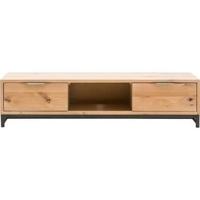 Goossens Tv Meubel Max, 2 laden 1 open vak 40 cm diep - thumbnail