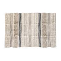 Tapijt DKD Home Decor 180 x 120 x 1 cm Zwart Beige Katoen Boho - thumbnail