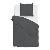 Zo! Home Zo Home Satinado Dekbedovertrek 140x200/220 Classic Anthracite - thumbnail