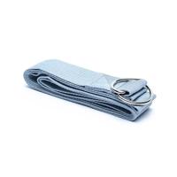 Yoga Riem D-ring Grijs Katoen - 183 x 4 cm - thumbnail