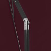 VidaXL Strandparasol 180x120 cm bordeauxrood - thumbnail