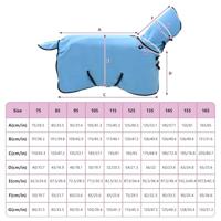 VidaXL Paardendeken volledige aqua polyester - thumbnail