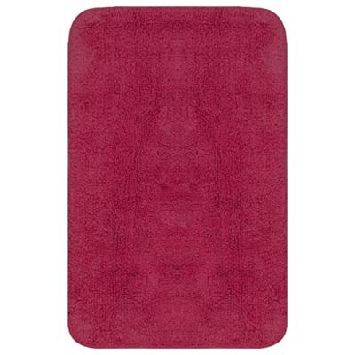 VidaXL Badmattenset stof fuchsia 2-delig VidaXL Badmattenset stof fuchsia 2-delig