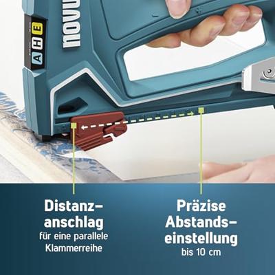 Novus Tools 030-0461 Nietpistool Type niet Type 37, Type 53 Lengte nieten 6 - 14 mm Novus Tools 030-0461 Nietpistool Type niet Type 37, Type 53 Lengte nieten 6 - 14 mm