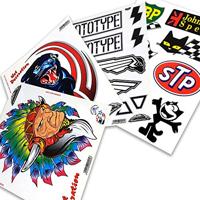 Stickerset moderne veren - thumbnail