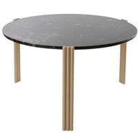 AYTM Tribus salontafel Ø80 black|light sand - thumbnail