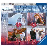 Ravensburger puzzel 4 in 1 Disney frozen liefde en vriendschap12+16+20+24 stukjes - thumbnail