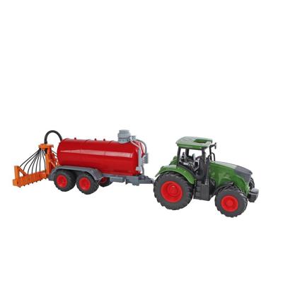 Kids Globe Farming Tractor met Giertank Groen/Rood