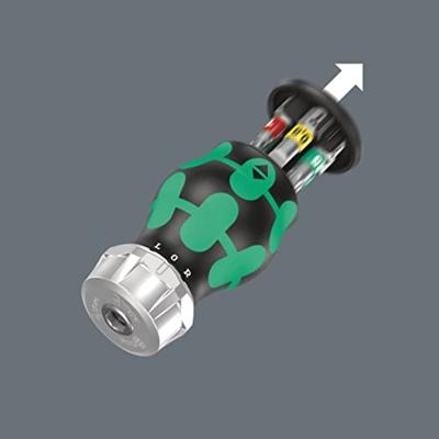 Wera kraftform kompakt stubby magazin ra 1, 6-delig dopsleutel (zwart/groen)