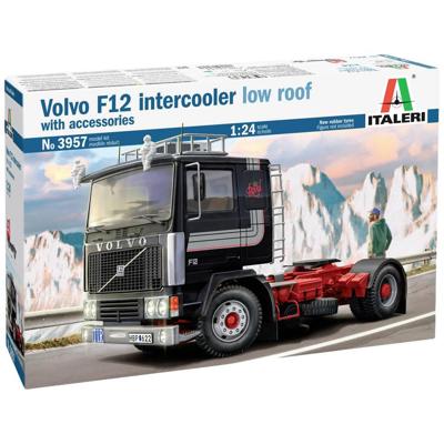 Italeri 3957 Volvo F-12 Intercooler Low Roof Vrachtwagen (bouwpakket) 1:24 Italeri 3957 Volvo F-12 Intercooler Low Roof Vrachtwagen (bouwpakket) 1:24
