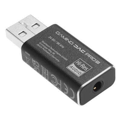 Sharkoon gaming dac pro s geluidskaart (zwart, usb-a naar 3.5 mm trrs)