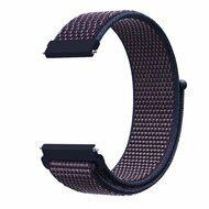 Sport Loop nylon bandje - Navy / donkerpaars gemêleerd - Garmin Vivoactive 6 / Vivoactive 5 / Vivoactive 3 - thumbnail