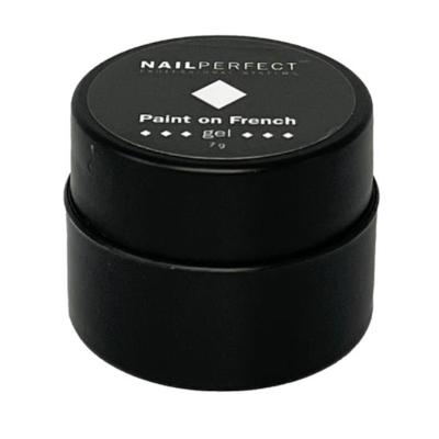 NailPerfect Gel Paint On French Gel 7gr
