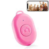 Bluetooth remote shutter afstandsbediening voor smartphone camera - compact - diverse kleuren - thumbnail