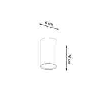 Plafondlamp LAGOS 10 wit - thumbnail