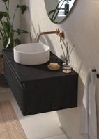 Ben Lavion 2-gats inbouw wastafelkraan afdekset geborsteld koper pvd - thumbnail