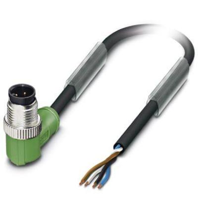 Phoenix Contact 1668179 Sensor/actuator connector, geassembleerd M12 Aantal polen (sensoren): 4 Stekker, haaks 3.00 m 1 stuk(s)