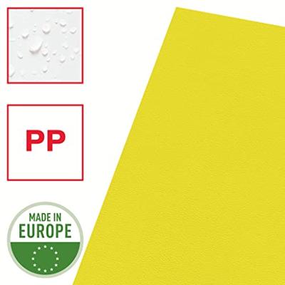 L-map esselte standaard a4 0.11mm pp geel