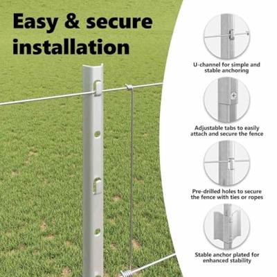 VidaXL Hek met paal zilver 1,2 x 25 m staal