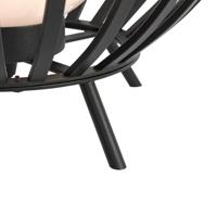 QAZQA Design vloerlamp zwart met opaal 70 cm IP44 - Angela - thumbnail