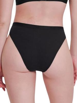 2-pack dames high leg slip Go Casual - Biologisch katoenen hoog opgesneden dames onderbroek - Milieuvriendelijke slips dames