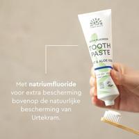 Urtekram Tandpasta Mint & Aloë Vera with Fluoride - thumbnail