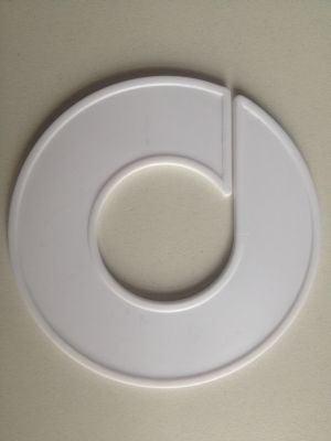 Maatring 9 cm wit onbedrukt blanko